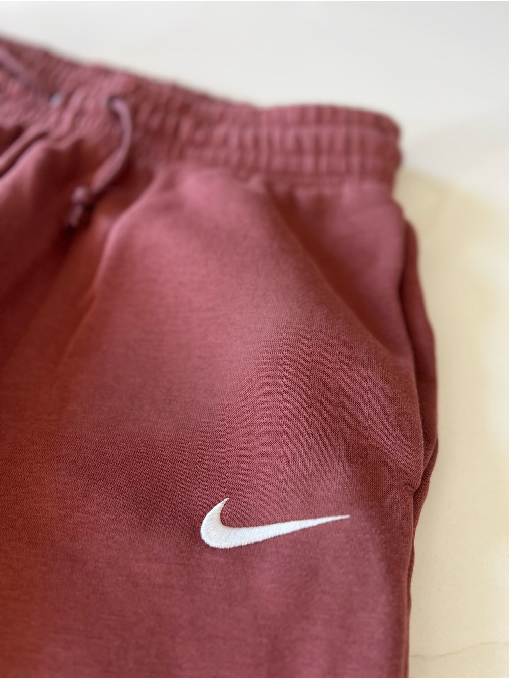 Nike Dusty Mauve Swoosh Sweatpants - Picture 5 of 6